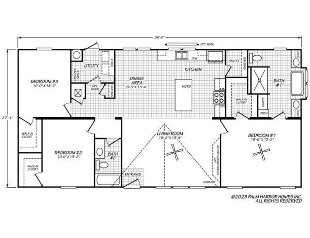 Urban Value 32563A Manufactured Home from Palm Harbor Homes, a Cavco ...