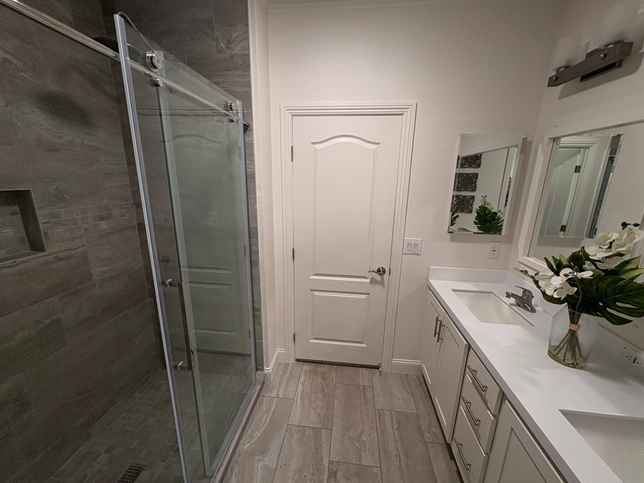 Gorgeous spacious walk-in shower