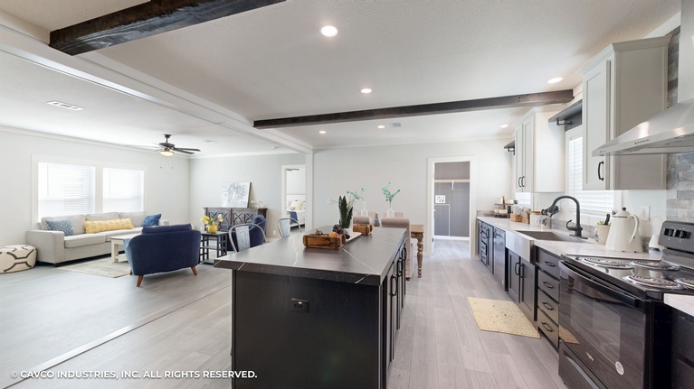 Homeland 30604H | 4 bedroom, 2 bathroom, 1800 sqft home | Built by Cavco - Fort Worth in Fort Worth, TX.