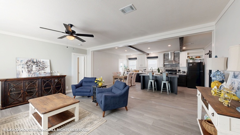 Homeland 30604H | 4 bedroom, 2 bathroom, 1800 sqft home | Built by Cavco - Fort Worth in Fort Worth, TX.
