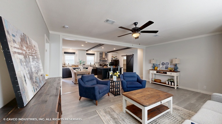 Homeland 30604H | 4 bedroom, 2 bathroom, 1800 sqft home | Built by Cavco - Fort Worth in Fort Worth, TX.
