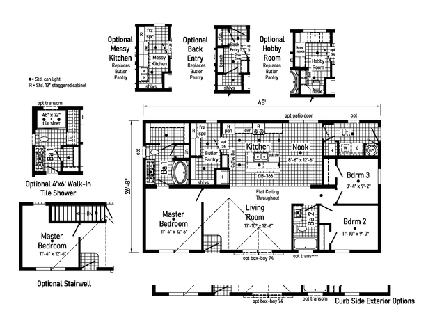 Essence 14 | 3 bedroom, 2 bathroom, 1280 sqft home | Built by Cavco - Goshen in Goshen, IN.