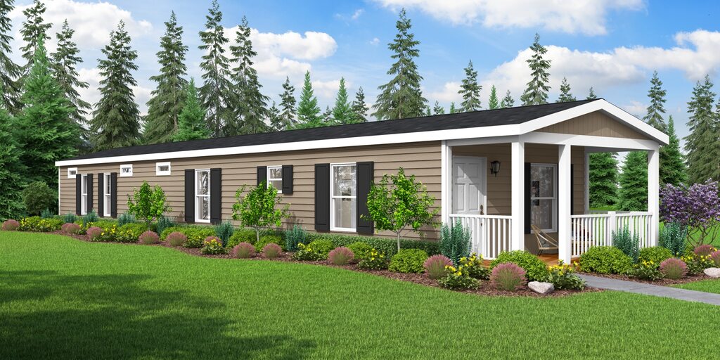 The Clarke 16762C Manufactured Home from Fleetwood Homes, a Cavco Company