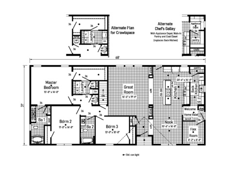 Limited 32683DM | 3 bedroom, 2 bathroom, 2108 sqft home. Built by Cavco - Manorwood in Emlenton, PA.