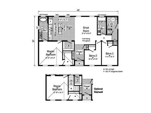 Pineview | 3 bedroom, 2 bathroom, 1440 sqft home | Built by Cavco - Goshen in Goshen, IN.