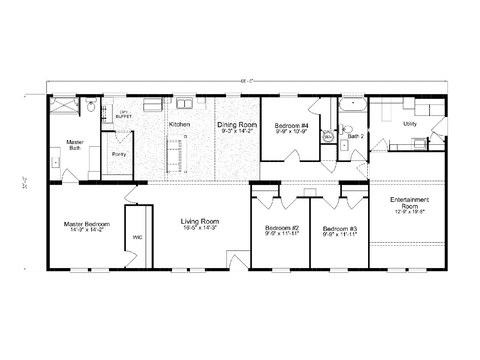 Buncic II from Cavco - Plant City in Plant City, FL. 4 bedroom, 2 bathroom, 1814 sqft home.