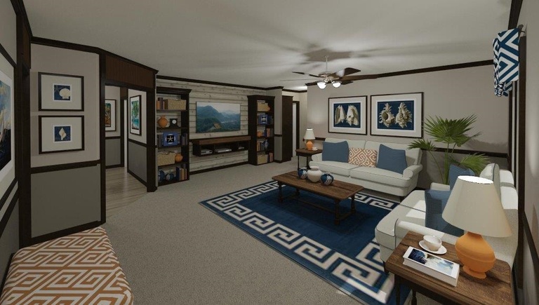 Alamo Lite 28563T | 3 bedroom, 2 bathroom, 1493 sqft home. Built by Cavco - Seguin in Seguin, TX.