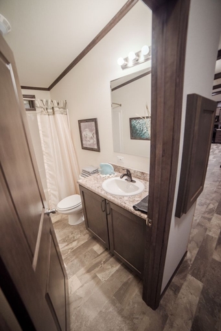Outlook 16642A | 2 bedroom, 2 bathroom, 960 sqft home | Built by Cavco - Dorchester in Dorchester, WI.