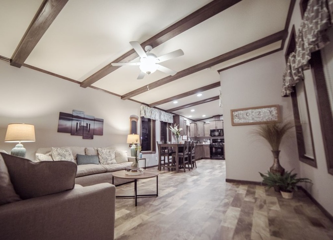 Outlook 16642A | 2 bedroom, 2 bathroom, 960 sqft home | Built by Cavco - Dorchester in Dorchester, WI.