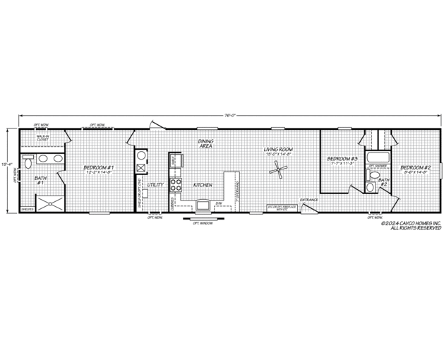 American Dream 16763D Manufactured Home from Cavco Homes of Texas, a ...