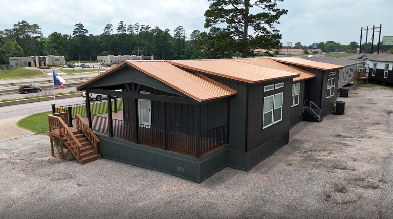 Valley S60V Exterior Everest Series Triplewide Manufactured Home Huntsville TX