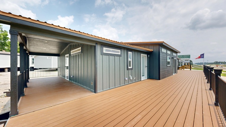 Valley S60V with Two Porches Everest Series Triplewide Manufactured Home Huntsville TX