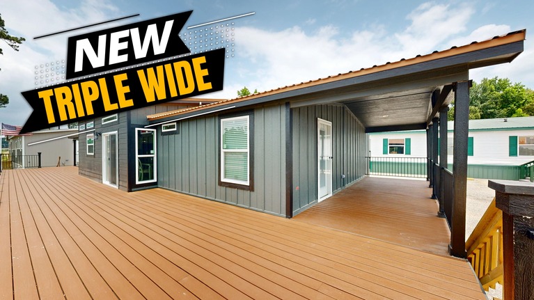 Valley S60V Everest Series Triplewide Manufactured Home Huntsville TX.