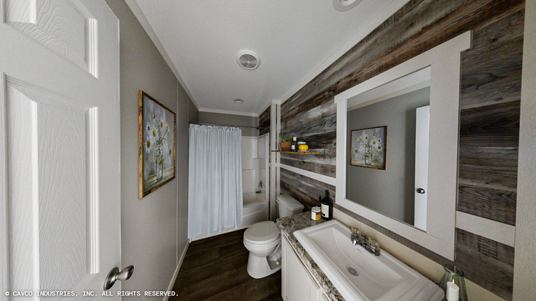 Oak 28563A | 3 bedroom, 2 bathroom, 1492 sqft home. Built by Cavco - Lancaster in Lancaster, TX.