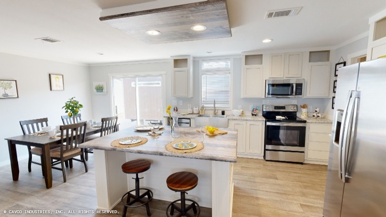 Oak 28563A | 3 bedroom, 2 bathroom, 1492 sqft home. Built by Cavco - Lancaster in Lancaster, TX.