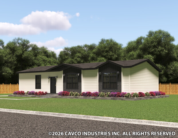 Sapphire 28563A | 3 bedroom, 2 bathroom, 1493 sqft home | Built by Cavco - Dorchester in Dorchester, WI.