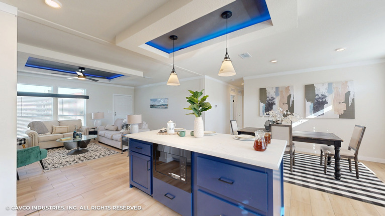 Cimarron IV 32684A | 4 bedroom, 2 bathroom, 2108 sqft home. Built by Cavco - Austin in Austin, TX.
