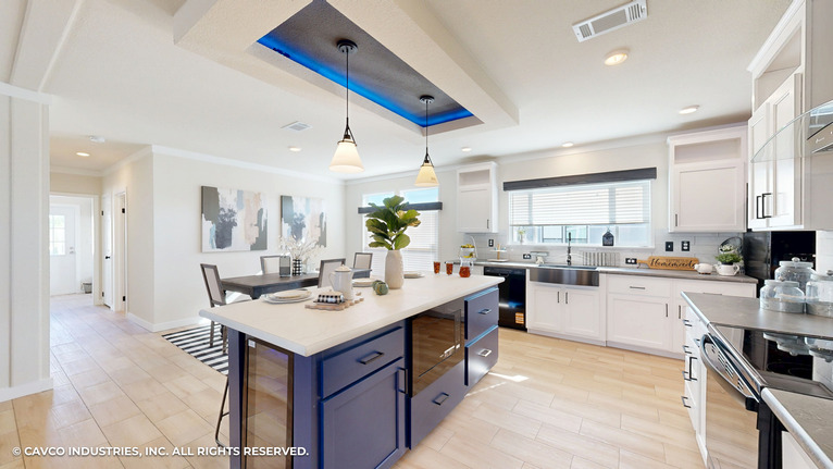Cimarron IV 32684A | 4 bedroom, 2 bathroom, 2108 sqft home. Built by Cavco - Austin in Austin, TX.