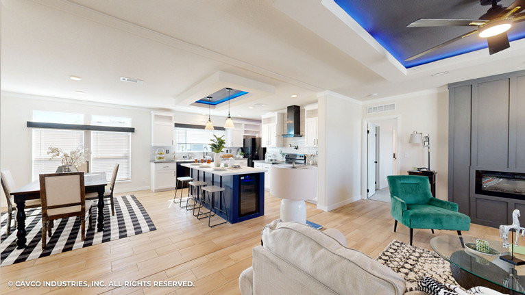 Cimarron IV 32684A | 4 bedroom, 2 bathroom, 2108 sqft home. Built by Cavco - Austin in Austin, TX.