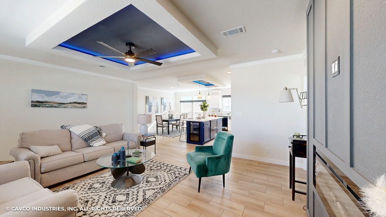 Cimarron IV 32684A | 4 bedroom, 2 bathroom, 2108 sqft home. Built by Cavco - Austin in Austin, TX.