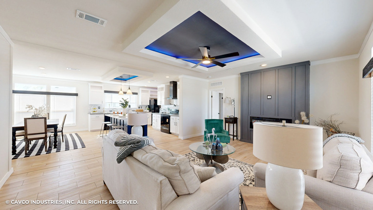 Cimarron IV 32684A | 4 bedroom, 2 bathroom, 2108 sqft home. Built by Cavco - Austin in Austin, TX.