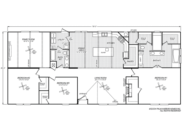 Magnum 32763M Manufactured Home from Palm Harbor Homes, a Cavco Company