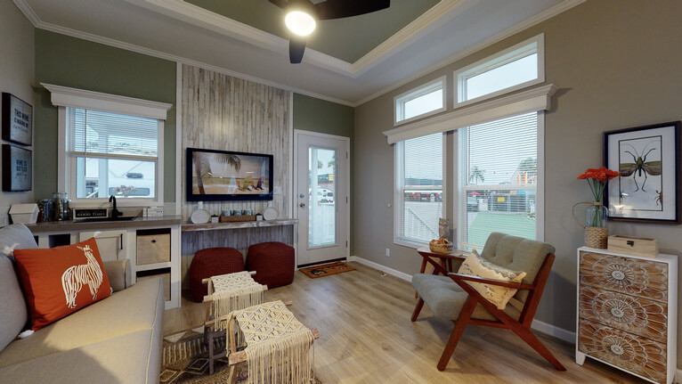 Lake Charles 13371A | 1 bedroom, 1 bathroom, 494 sqft home | Built by Cavco - Ocala in Ocala, FL.