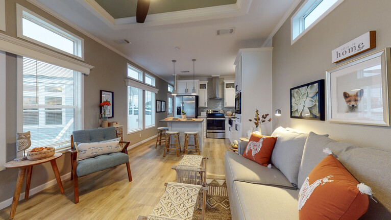 Lake Charles 13371A | 1 bedroom, 1 bathroom, 494 sqft home | Built by Cavco - Ocala in Ocala, FL.