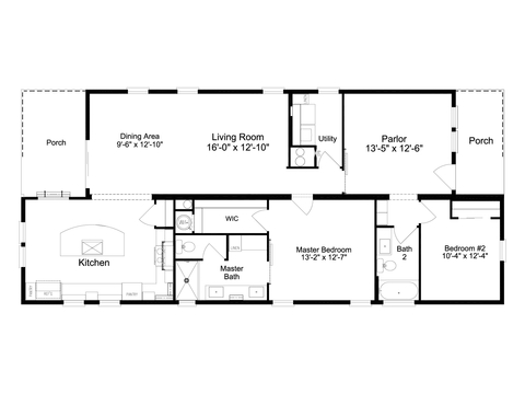The Colby | 2 bedroom, 2 bathroom, 1600 sqft home. Built by Cavco - Plant City in Plant City, FL
