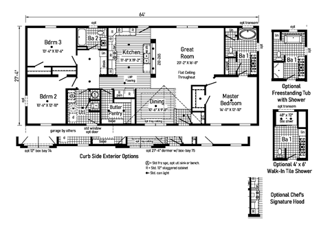 Ultra 1 | 3 bedroom, 2 bathroom, 1749 sqft home | Built by Cavco - Goshen in Goshen, IN.