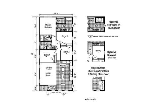 Eastland Concepts 28603G | 3 bedroom, 2 bathroom, 1600 sqft home. Built by Cavco - Shippenville in Shippenville, PA.