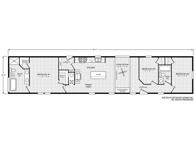 Velocity 16763L Manufactured Home from Fleetwood Homes, a Cavco Company