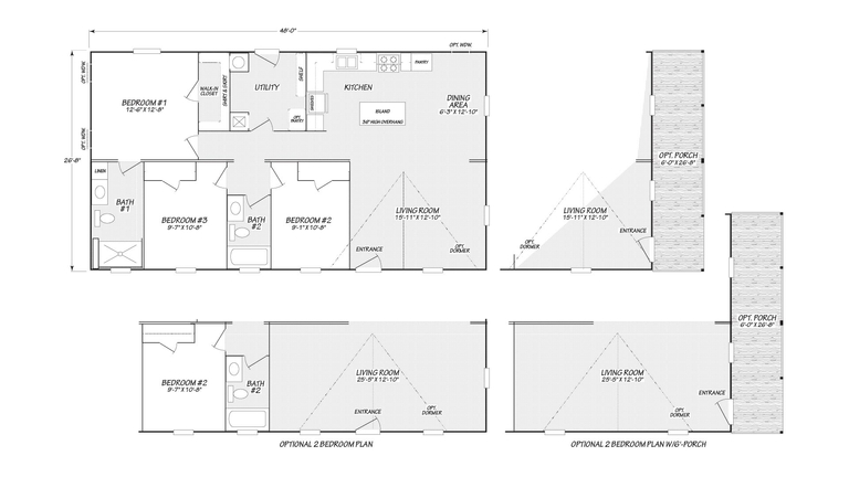 Uproar 28483U | 3 bedroom, 2 bathroom, 1280 sqft home | Built by Cavco - Lafayette in Lafayette, TN