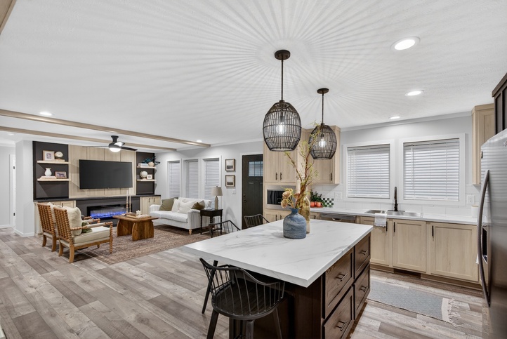 Axis 32563A | 3 bedroom, 2 bathroom, 1567 sqft home. National product built by Cavco - Nappanee in Nappanee, IN.