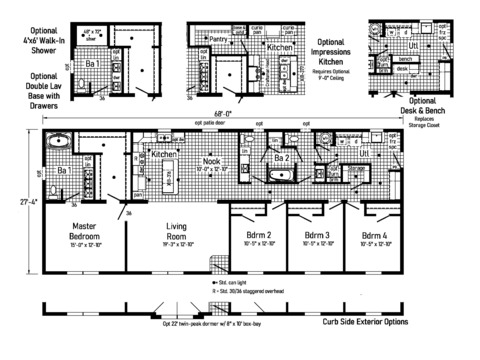 Limited 3 28684B | 4 bedroom, 2.5 bathroom, 1859 sqft home | Built by Cavco - Crouse in Crouse, NC.