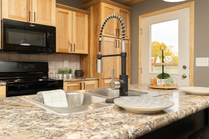 Outlook 16522A | 2 bedroom, 1 bathroom, 780 sqft home | Built by Cavco - Dorchester in Dorchester, WI.