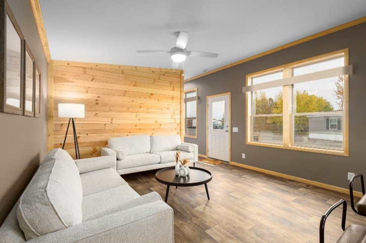 Outlook 16522A | 2 bedroom, 1 bathroom, 780 sqft home | Built by Cavco - Dorchester in Dorchester, WI.
