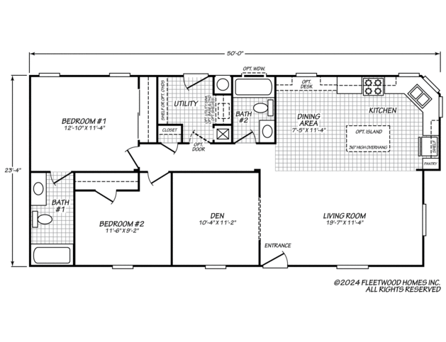 Canyon Lake 24502K Manufactured Home from Fleetwood Homes, a Cavco Company