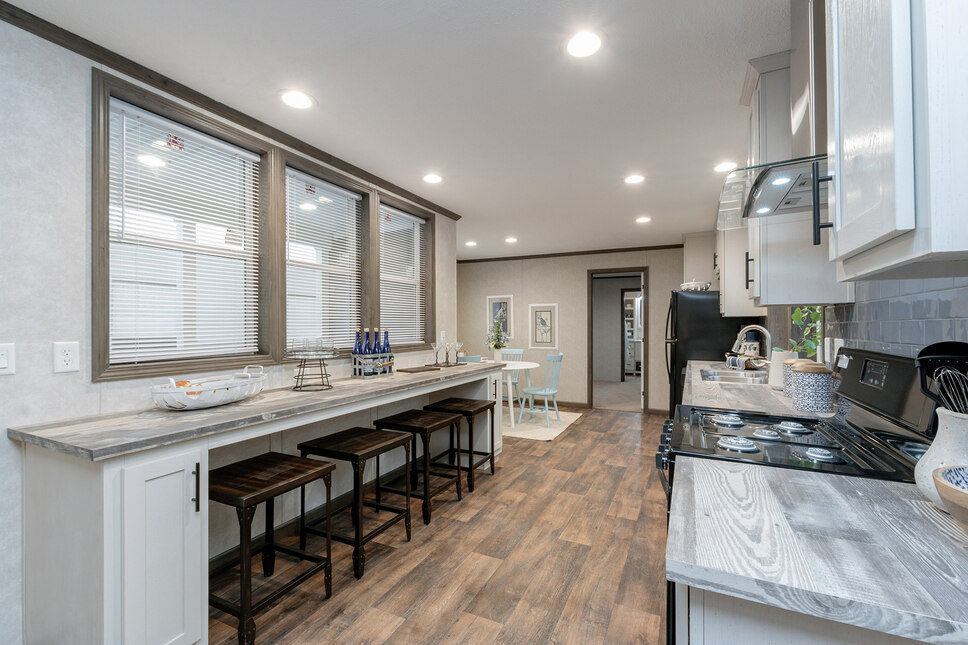 Al Fresco dining is standard in this modern kitchen in the Inspiration 184524  