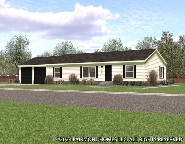 The Ford | 3 bedroom, 2 bathroom, 1404 sqft home. Built by Cavco - Nappanee in Nappanee, IN.