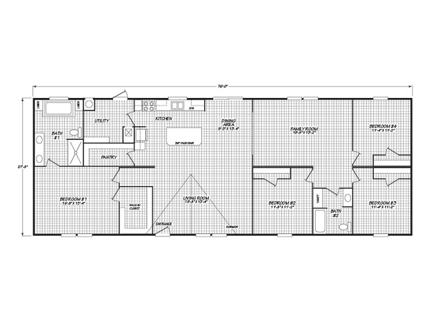 Topaz 28764A Manufactured Home from Solitaire Homes North, a Cavco Company