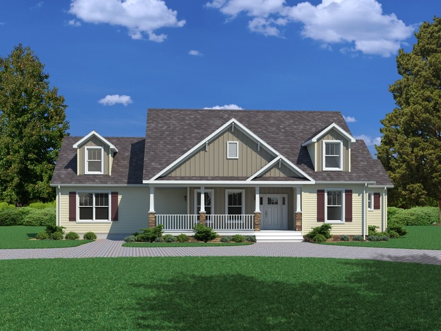 Landon 4 42663B | 3 bedroom, 2.5 bathroom, 2073 sqft home | Built by Cavco - Crouse in Crouse, NC.