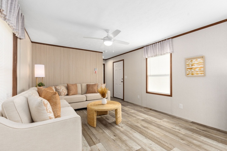 Elite 2 14682C | 2 bedroom, 2 bathroom, 907 sqft home. Built by Cavco - Clarion in Shippenville, PA.