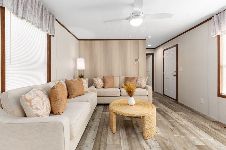 Elite 2 14682C | 2 bedroom, 2 bathroom, 907 sqft home. Built by Cavco - Clarion in Shippenville, PA.