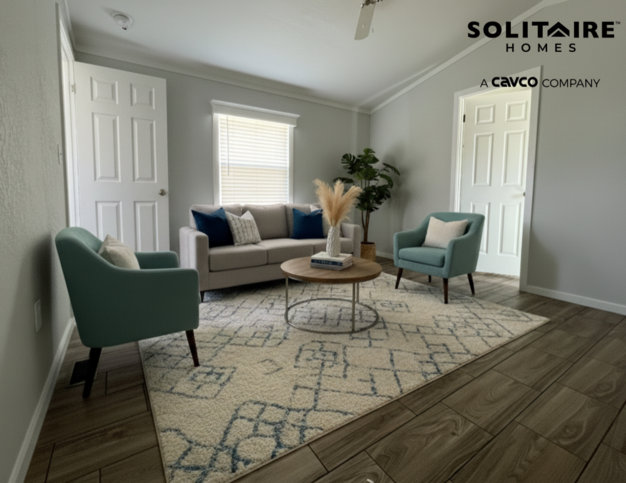 Emerald 16682A | Fort Worth, TX – A beautiful 3 bed, 2 bath home featuring open-concept living, modern finishes, and quality craftsmanship throughout.
Disclaimer: Photos are AI-generated and for visual reference only.