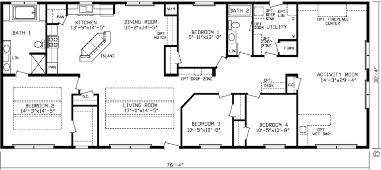 The Timber Lodge Flat 185019 Manufactured Home from Friendship Homes, a ...