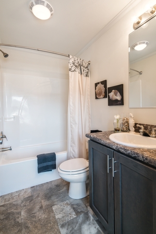 Westlake Single 16763B | 3 bedroom, 2 bathroom, 1140 sqft home | Built by Cavco - Dorchester in Dorchester, WI.