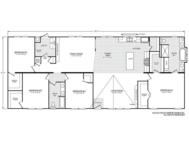 Urban Value III 32764K Manufactured Home from Palm Harbor Homes, a ...