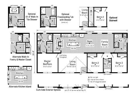 Kendal | 3 bedroom, 2 bathroom, 1600 sqft home | Built by Cavco - Goshen in Goshen, IN.
