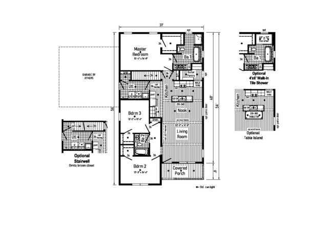 Manorwood Classic 32563AM | 3 bedroom, 2 bathroom, 1705 sqft home. Built by Cavco - Manorwood in Emlenton, PA.